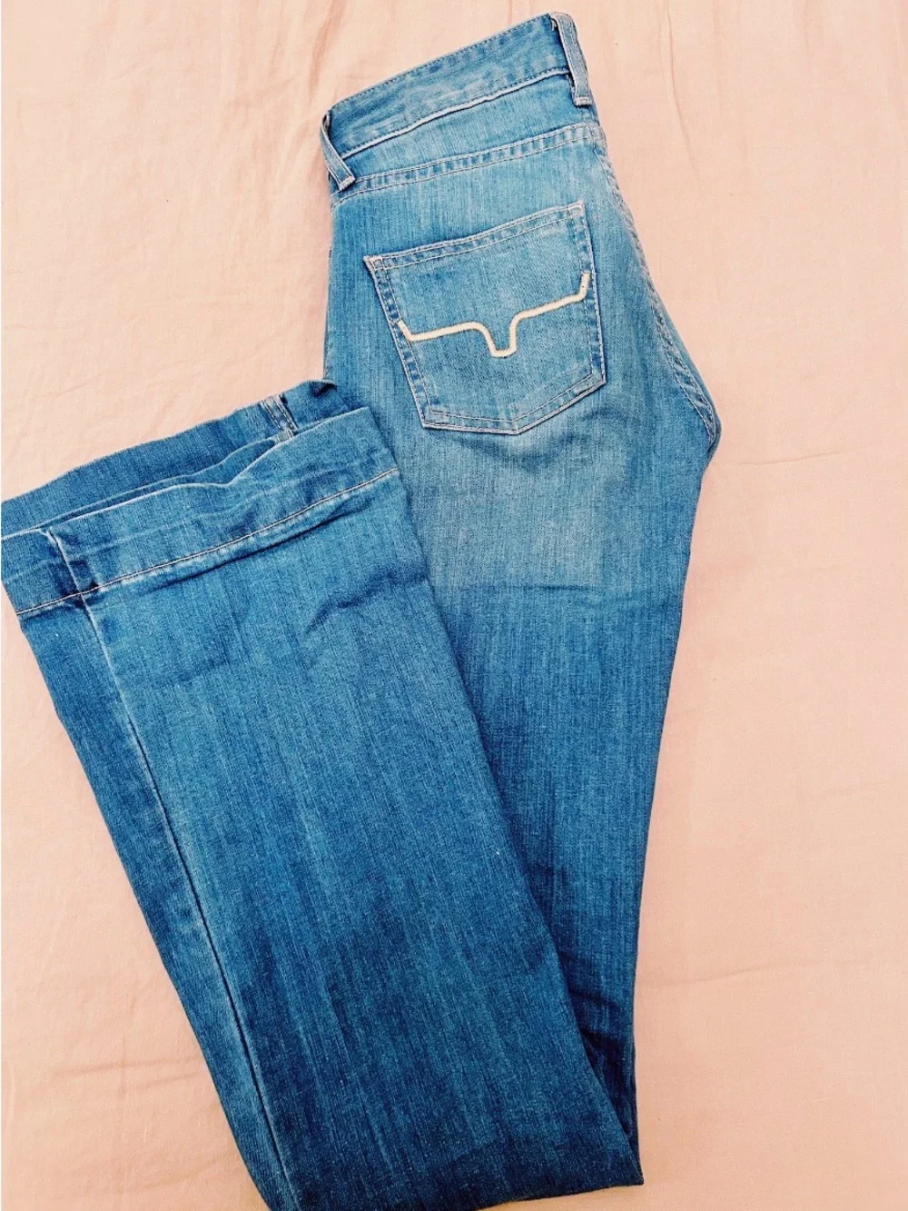 Kimes Ranch Women's Straight Leg Jeans in Light Blue Denim